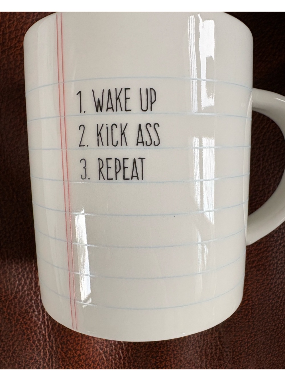 Ceramic Coffee Mug Student to-do list (funny) decor
